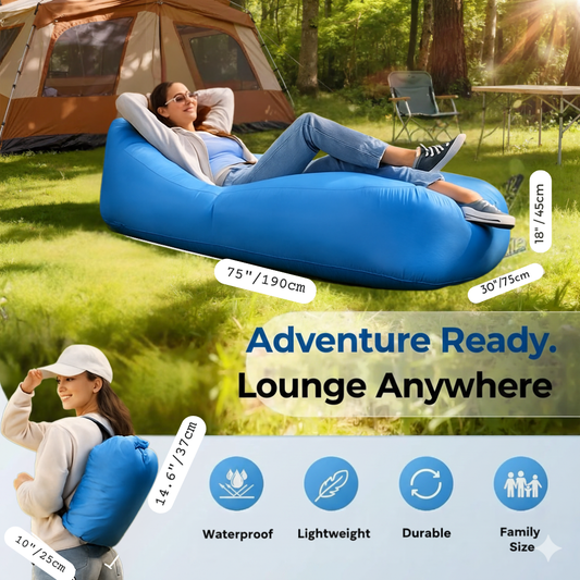 AirFlow Quick - Pump-Free Inflatable Lounger
