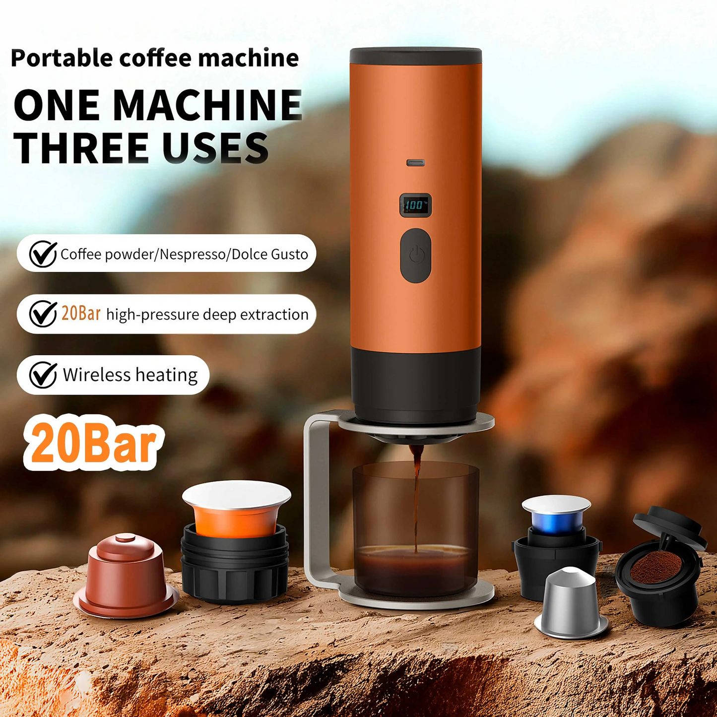 JetCup™ - Portable Coffee Machine