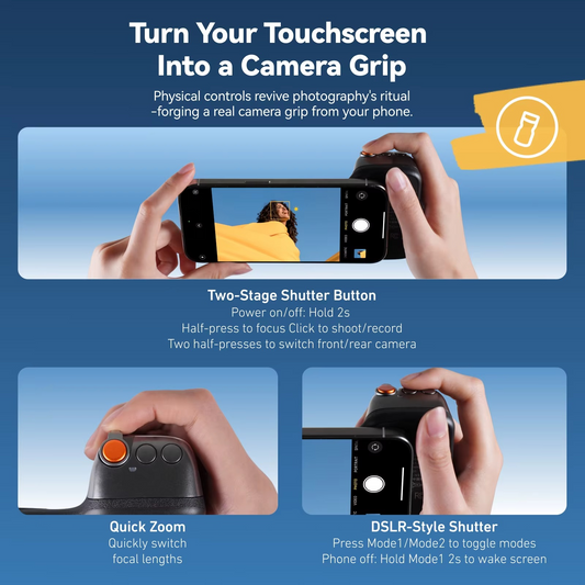 Telesin™ - Mobile Phone Camera Grip