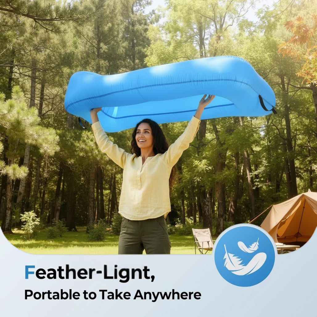 AirFlow Quick - Pump-Free Inflatable Lounger