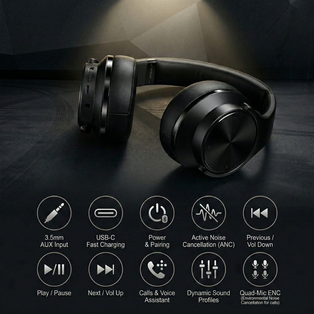 DuoVibe™ - 2-in-1 Headphones-Speaker