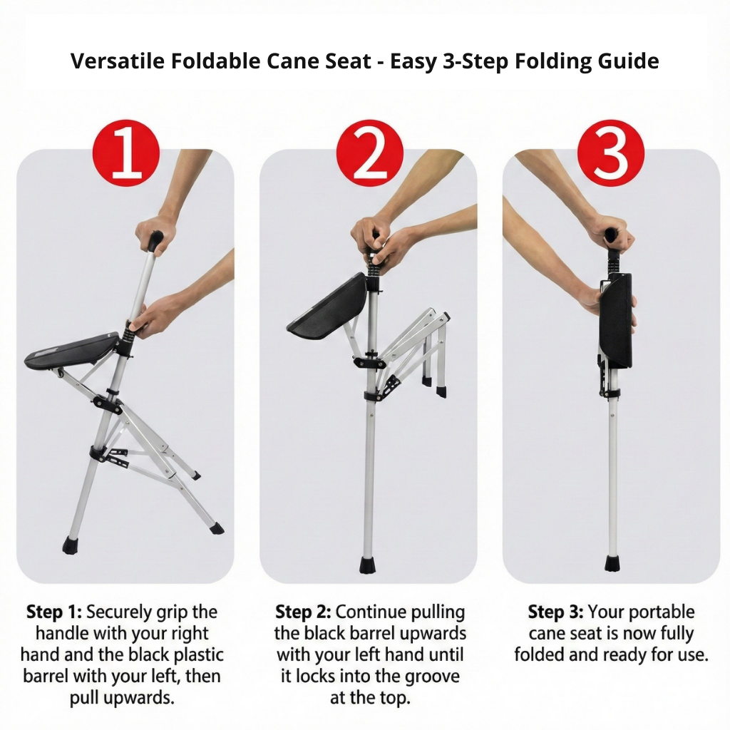 Stic™: The One-Click Cane Seat