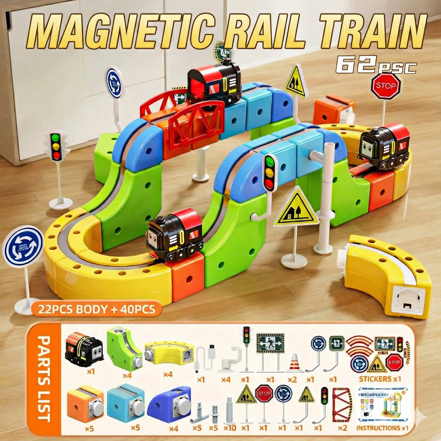 RailBuilder™ - Building Blocks Train Set