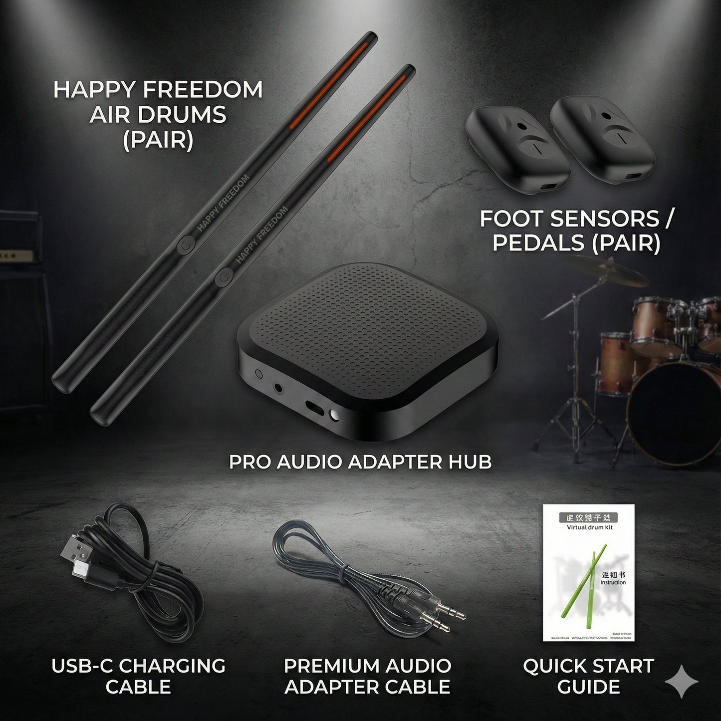 Aerostix™ - Electronic Air Drum Set