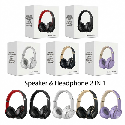 DuoVibe™ - 2-in-1 Headphones-Speaker