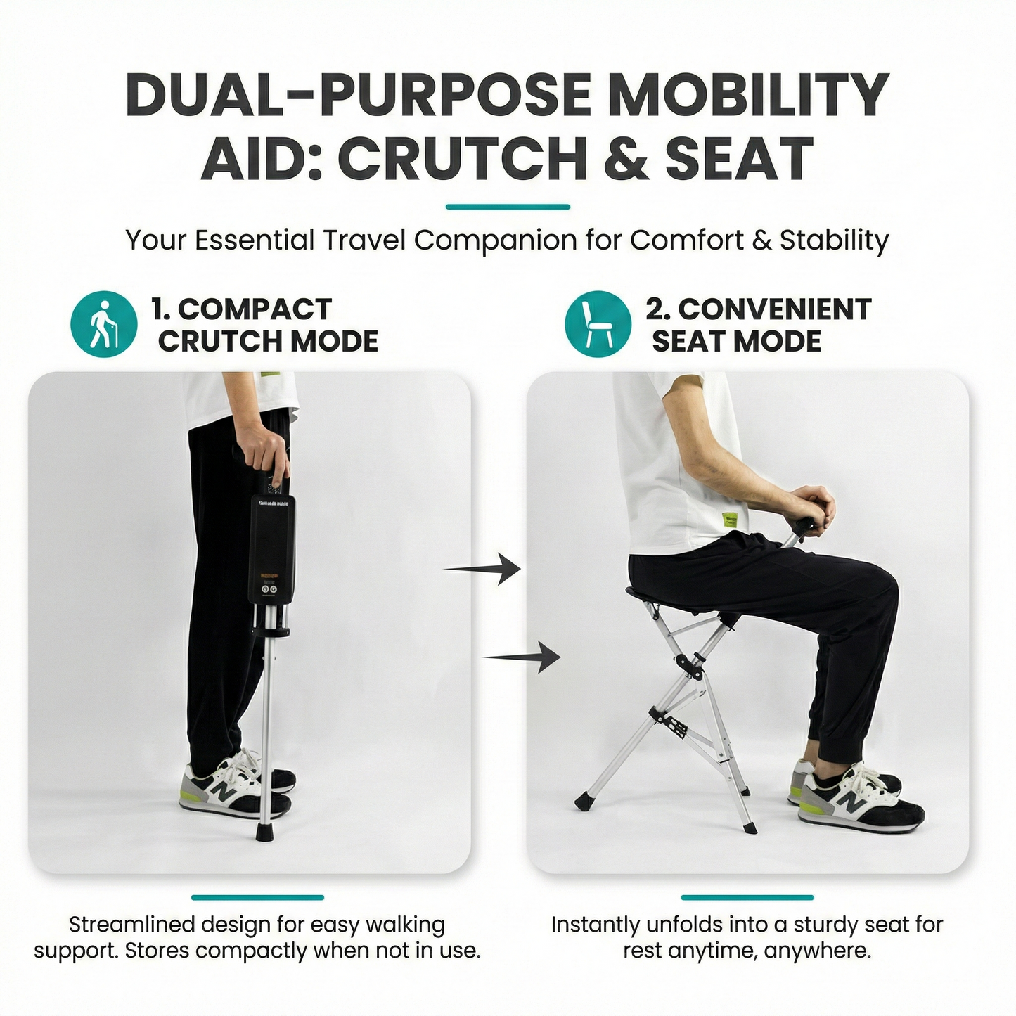 Stic™: The One-Click Cane Seat