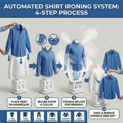 LEA MAJOR™ - Automated Clothes Ironing & Care