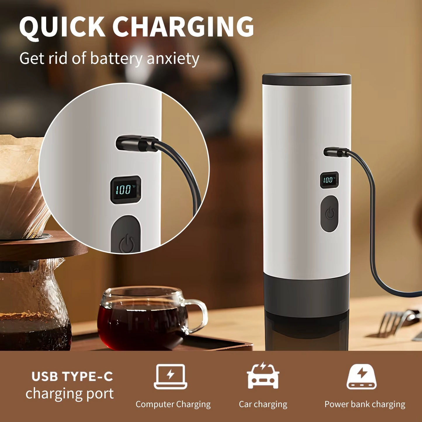 JetCup™ - Portable Coffee Machine
