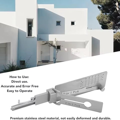UNLOCKR - Key Decoder (for double-sided and S-cut system locks)