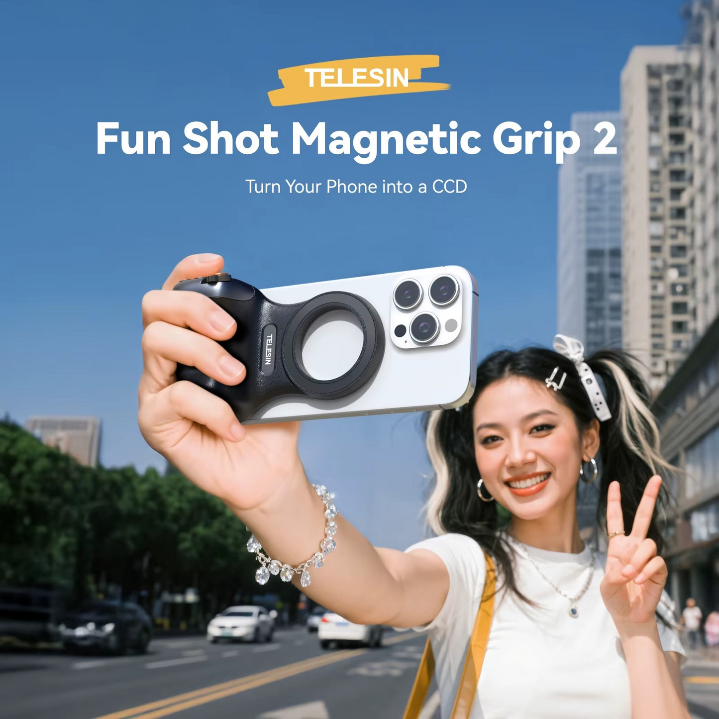 Telesin™ - Mobile Phone Camera Grip